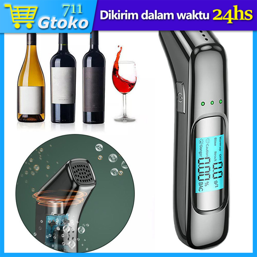 Alat Ukur Kadar Alkohol Tiup Alcohol Tester Digital Tes Meter Uji Kadar Alkohol Dalam Tubuh