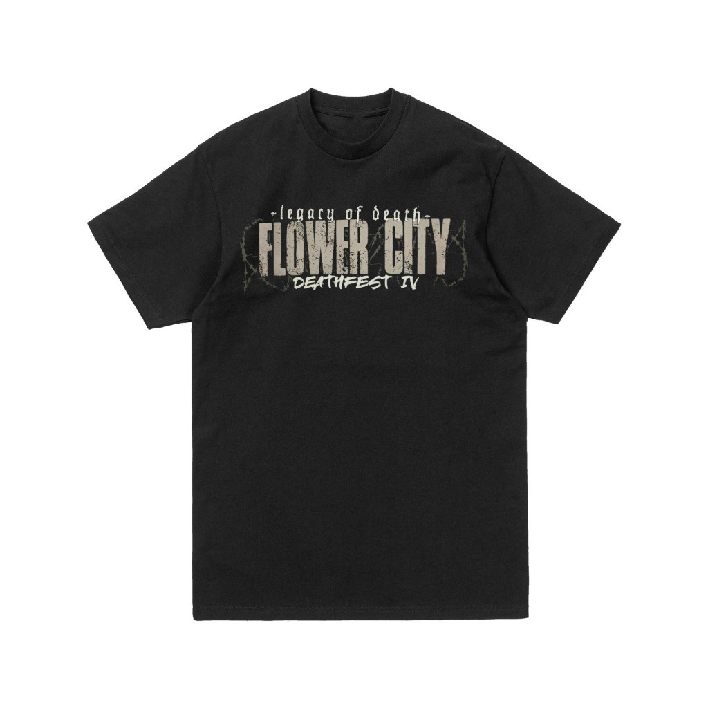 HOT Original T Shirt Flower City Deathfest Katun 100%