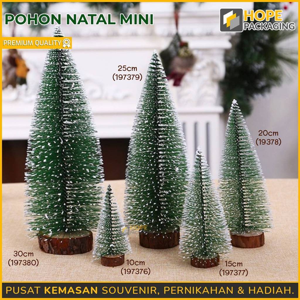 HOPE Hiasan Pohon Natal Dekorasi Meja Pajangan / Pohon Natal Mini Christmas Salju / Hiasan Natal / H