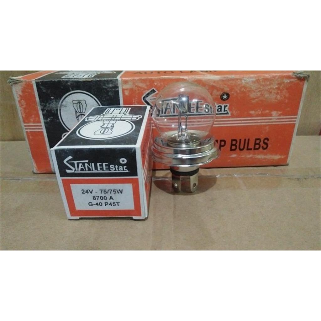 Lampu Bohlam Depan Bulat Truk Elf 24V 75/75W Stanlee Star G-40-P45T