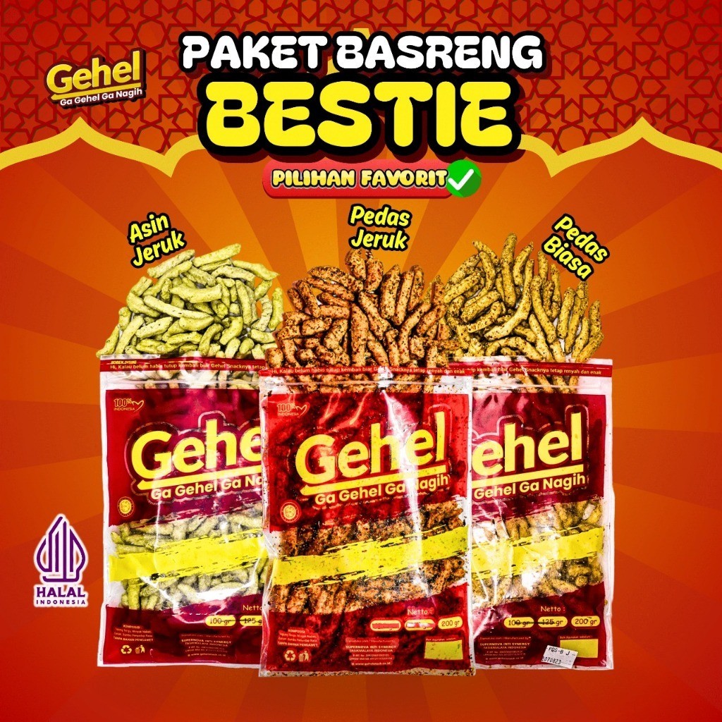 Gehel Paket Basreng Bestie - Makanan Ringan