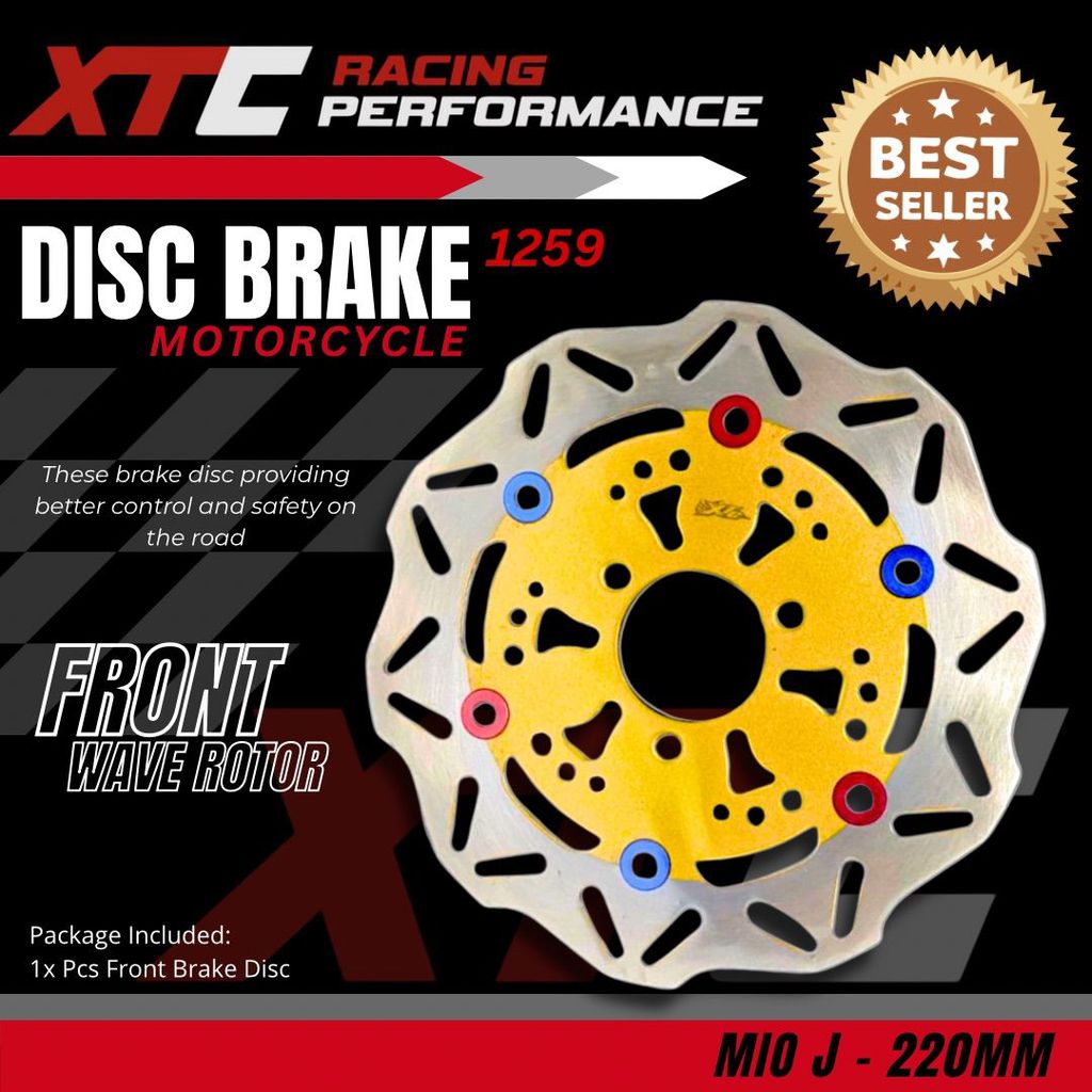 Disc Cakram / Disc Brake Depan Mio J Ukuran 220mm