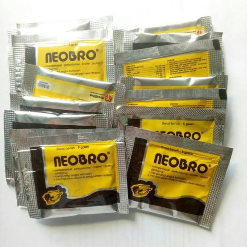 [promo] Neo Bro Sachet 5 Gram Vitamin Unggas Vitamin Ayam terlaris
