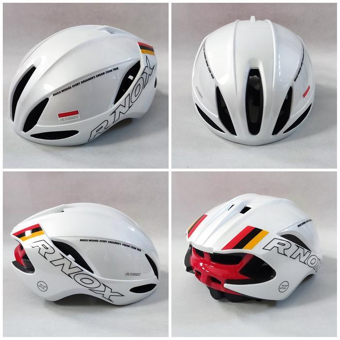 Helm Sepeda RNOX Aero Speed Road Bike MTB Seli - Putih