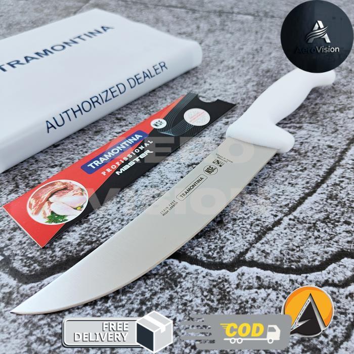 Butcher knife pisau sembelih tramontina original 8" 24610/088 - original
