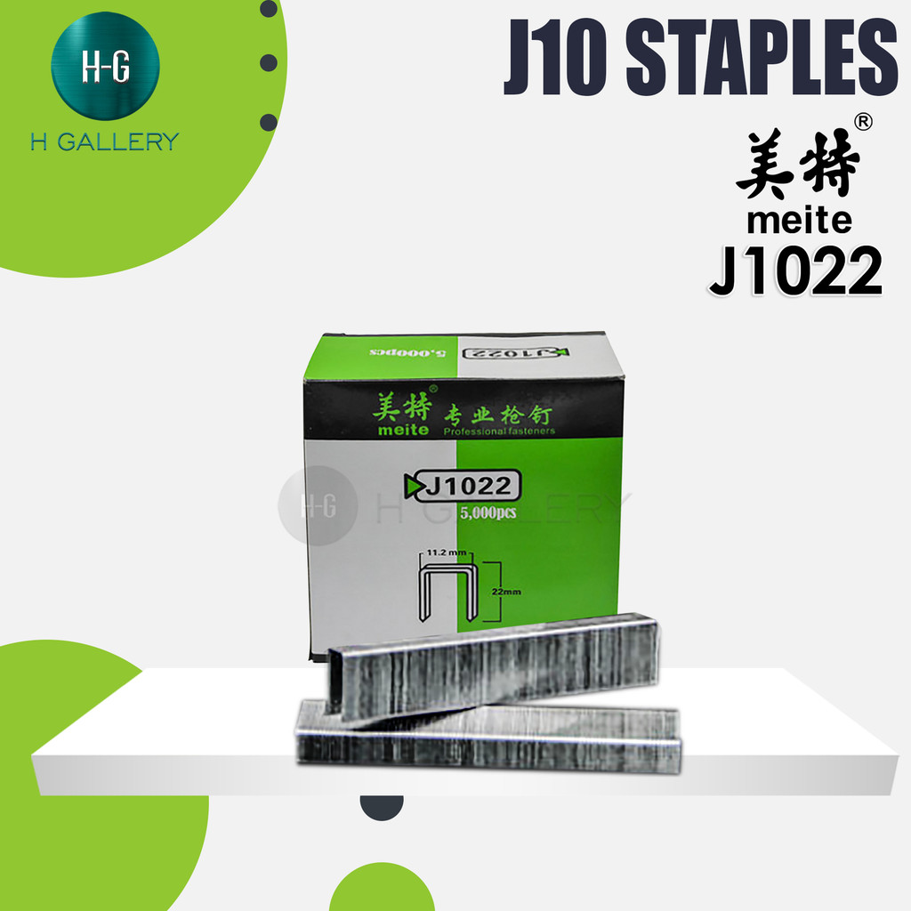 MEITE - STAPLES 1022J / ISI STAPLER 1022 J / GUN TRACKER J1022 - 5.000 PCS *S