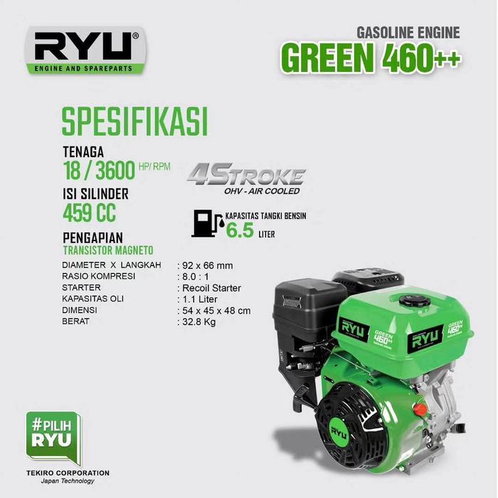 Mesin Penggerak  Gx460 / Gasoline Engine Tekiro Ryu