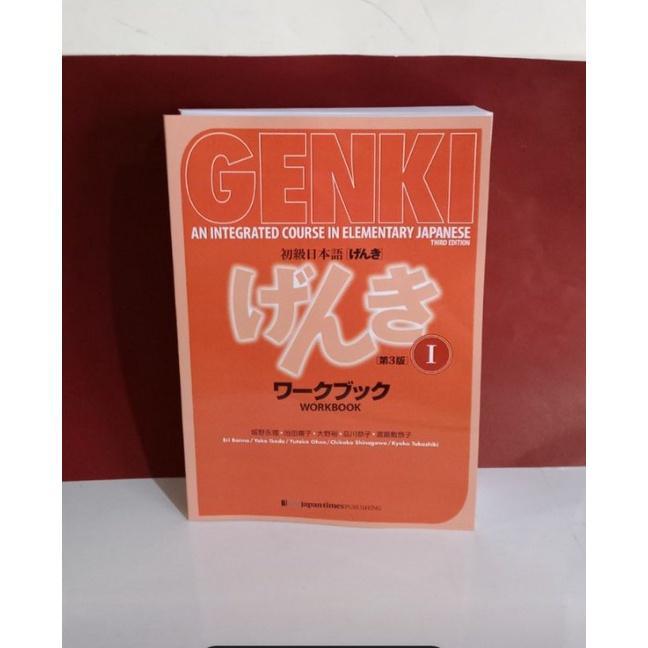 buku fisik GENKI 1 An Integrated Course in Elementary Japanese Text book
