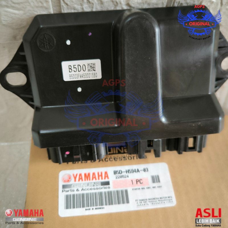 SGCU ECU B5D0 FREEGO PERTAMA NON KEYLESS ORIGINAL ORI ASLI YAMAHA YGP B5D-H594A-00