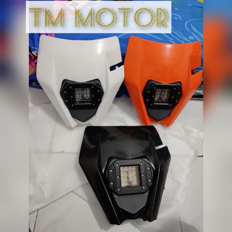 Headlamp ktm 250 headlamp ktm 250 sixday Reflektor ktm 250 new led batok depan ktm 250 totok lampu k