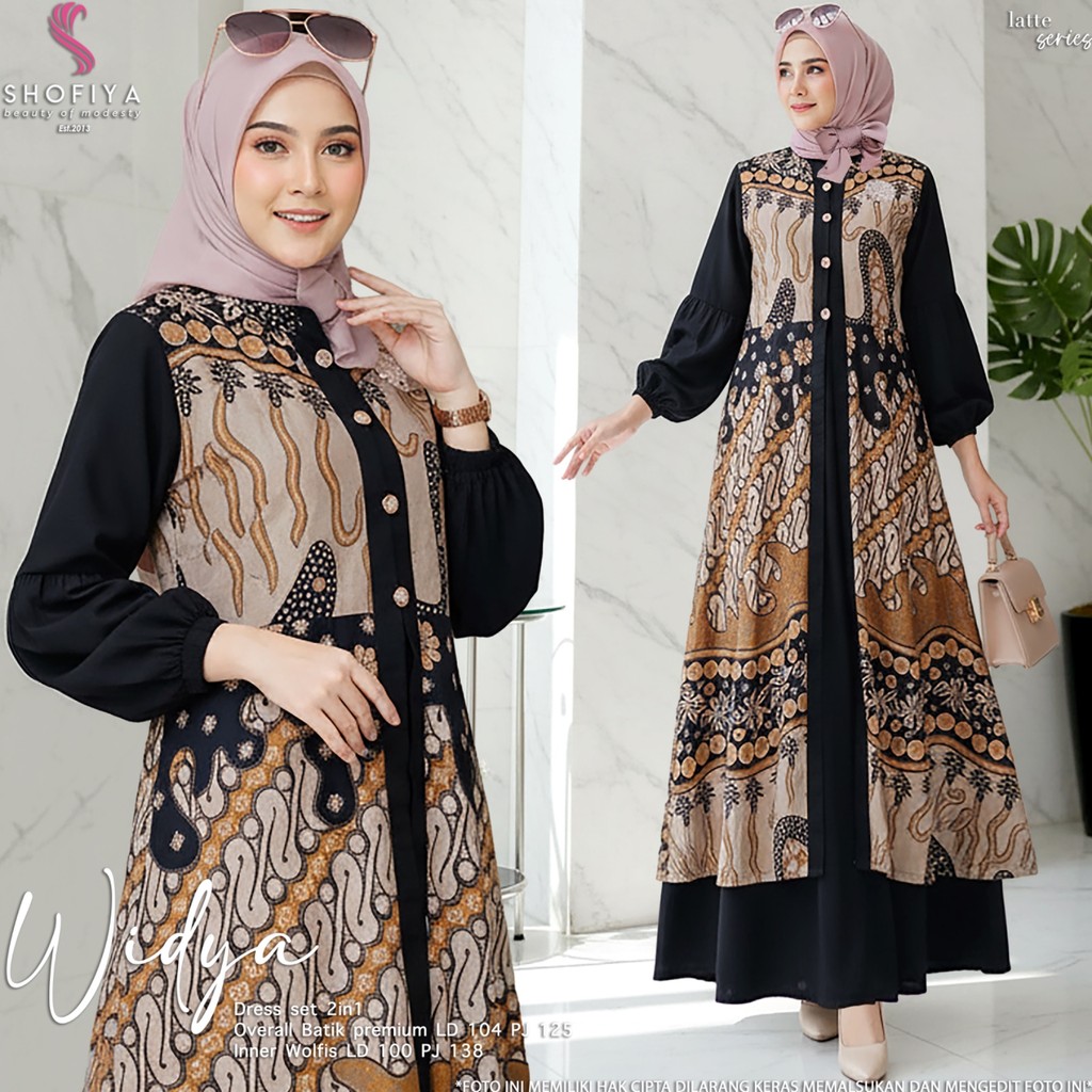 (KAINITA) TAMARA DRESS BATIK ROMPI NIKAHAN PENGAJIAN