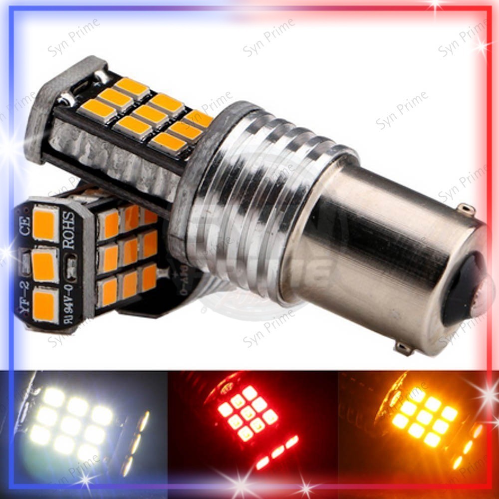 Lampu LED 45 Titik Mata SMD 1157 1156 T20 Mundur Rem Sein Sen Motor Mobil Putar Bayonet