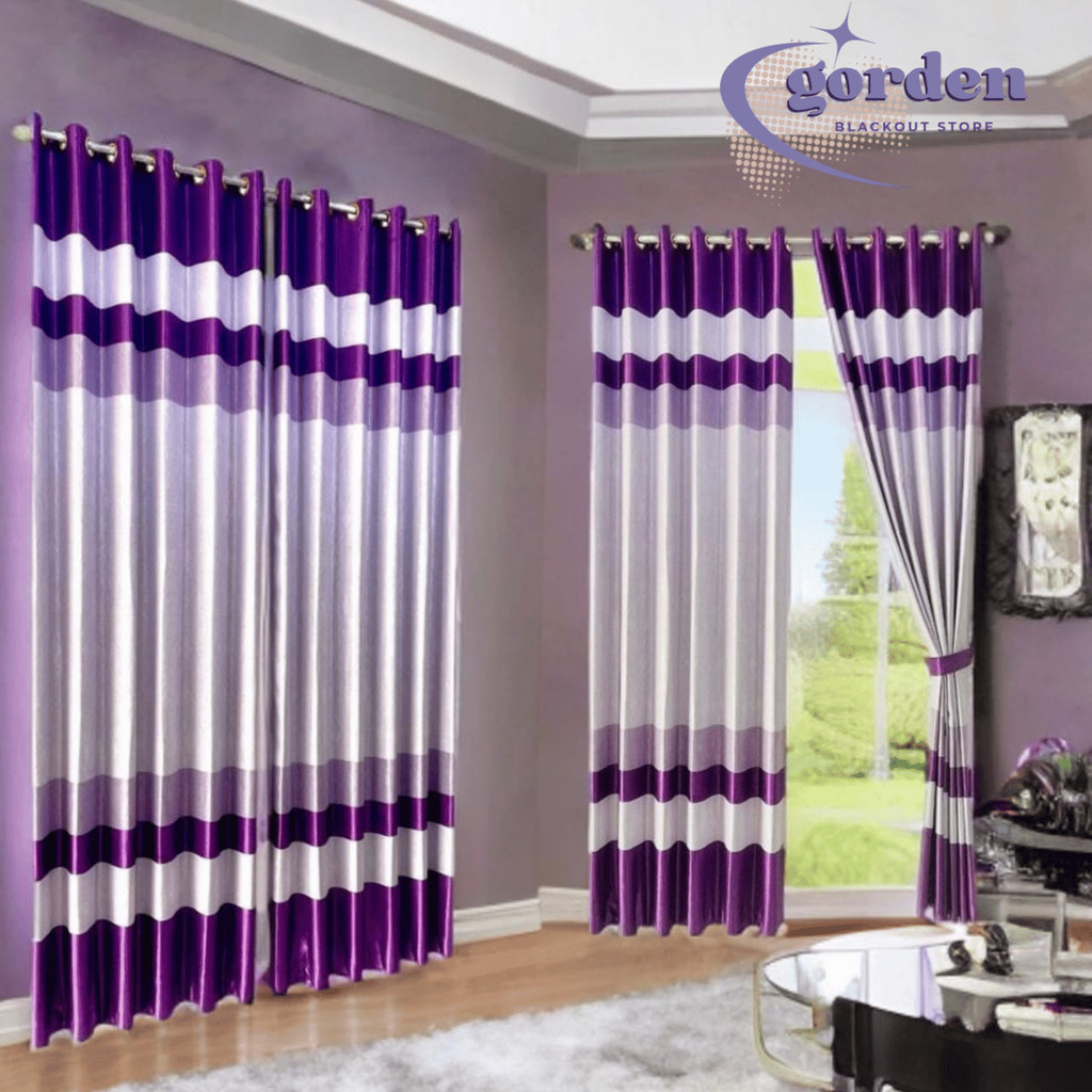 Gorden Pelangi Jendela / Pintu / Blackout Premium