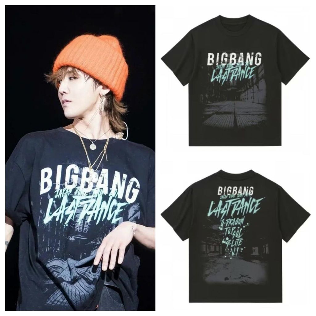 Kaos BIGBANG Last Dance G-Dragon T-shirt Oversized Combed 30s Sablon Premium Tidak Luntur Unisex Ata