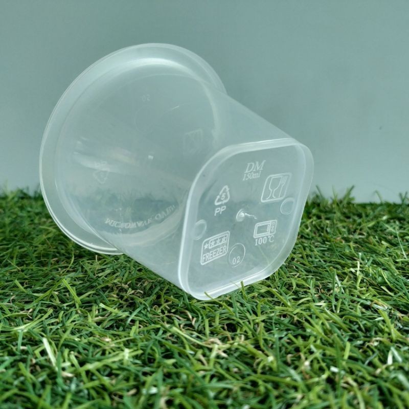 Ready25pcs Thinwal cup 150 ml / Cup Plastik DM 150 ml / DM Round 150 ml