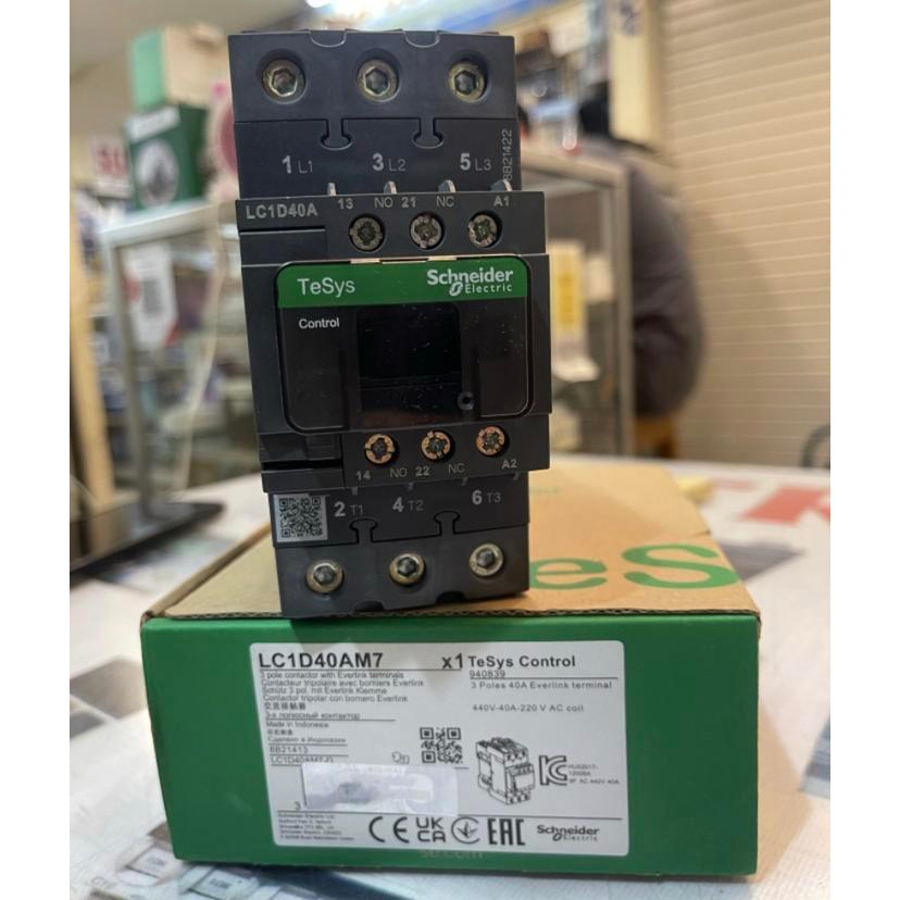 Kontaktor Lc1d40am7 LC1D40M7 Schneider