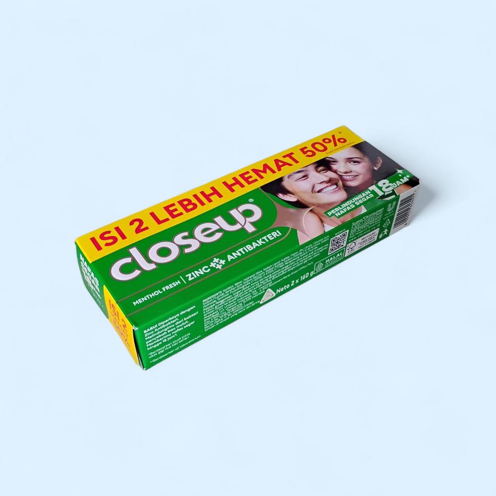 Pasta Gigi CloseUp 160gr isi 2 | CloseUp 2 x 160gr | isi 2 hemat 60%