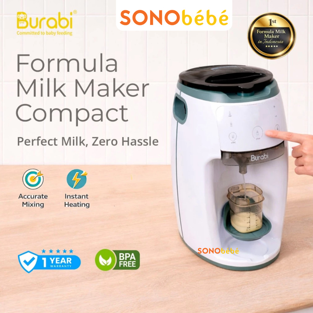 Burabi Smart Formula Milk Maker COMPACT / Burabi Mesin Susu Formula COMPACT