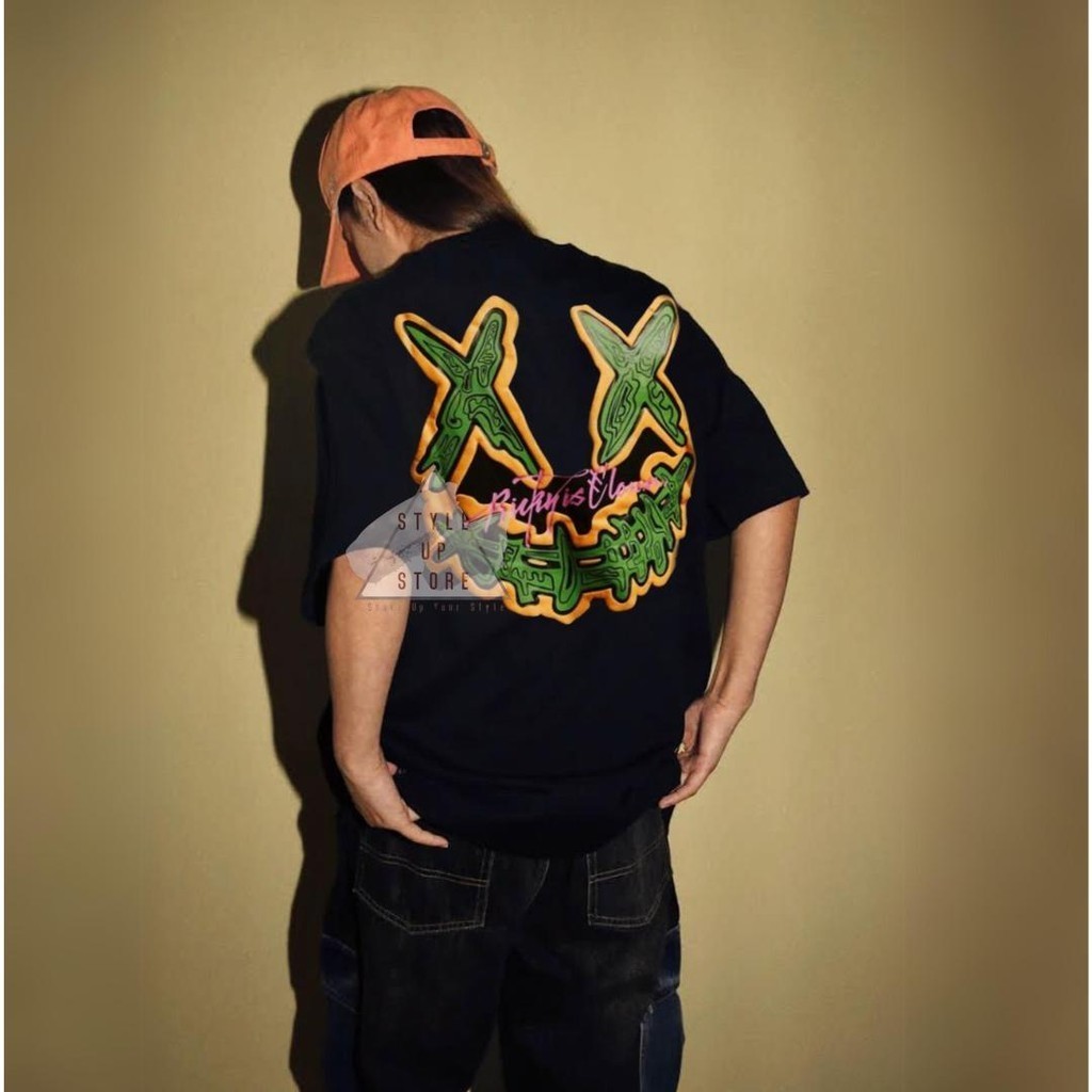 [ STYLEUPSTORE ] RIC RICKY IS CLOWN TSHIRT OVERSIZE - LAURENTS TEARS