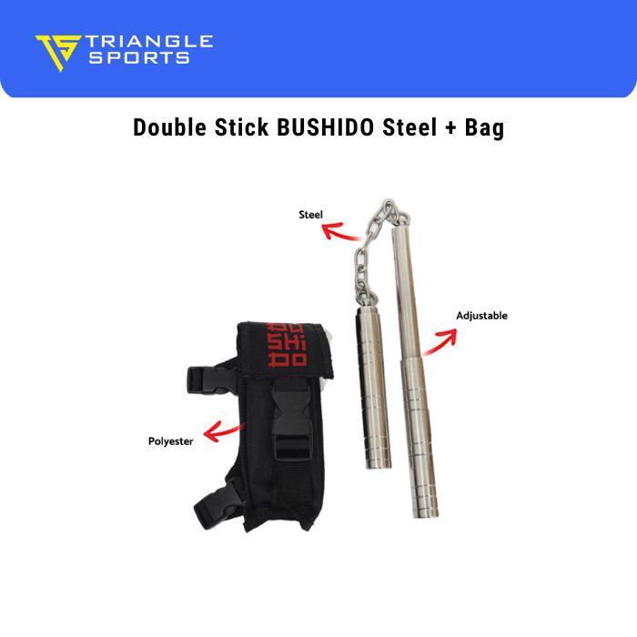Double Stick BUSHIDO Steel + Bag | Nunchaku Steel