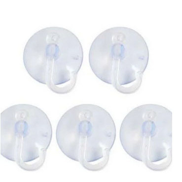 Kop Kaca 5cm cop Tempelan Karet Bening hook Cantelan Alat Kaitan