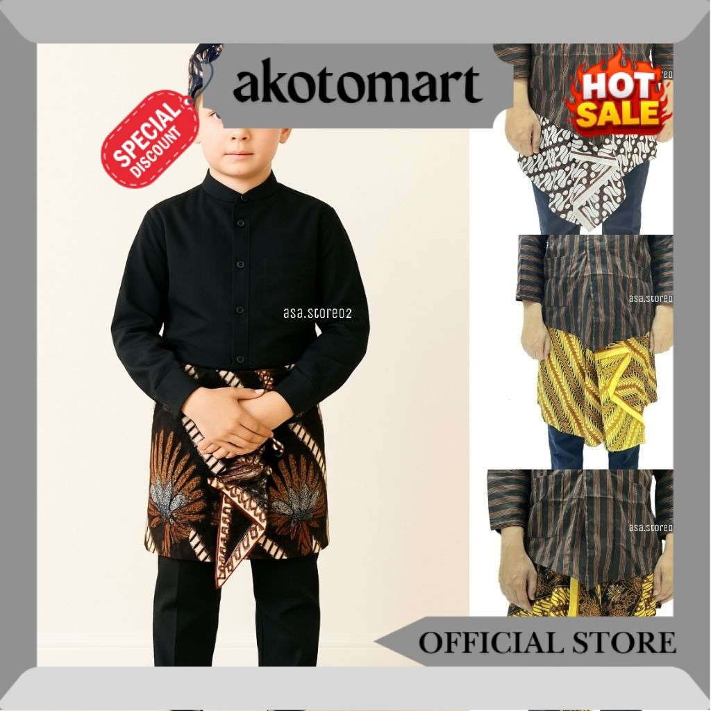 Jarik Sembong Instan Untuk Anak/Jarik Silat/Sapit Urang Instan JM