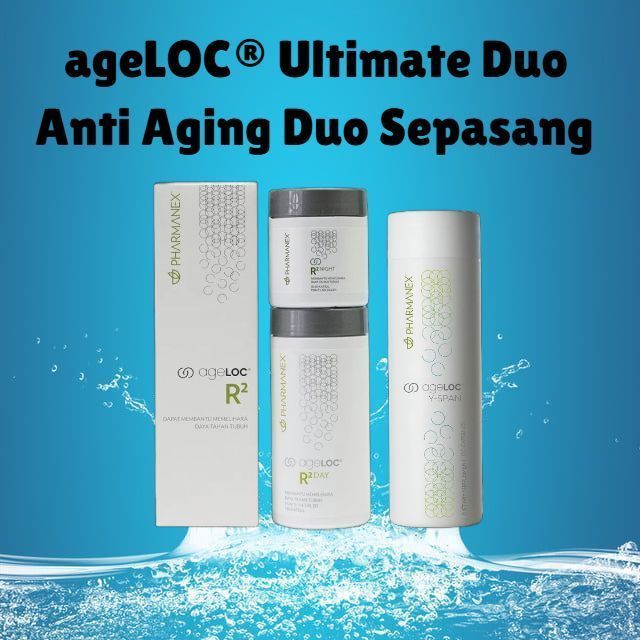 Paket Ultimate Duo Sepasang R2  + Y Span - Paket Suplement Kesehatan Nu Skin Anti Aging - 1-010526SN