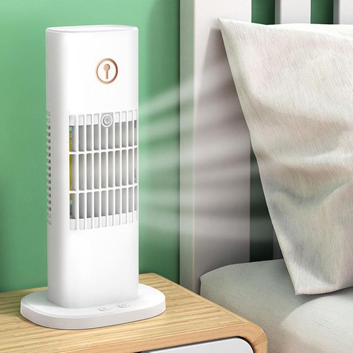 Air Cooler Mini Portable Tower Kipas Pendingin Ruangan dengan Humidifier, AC Mini Hemat Listrik untu