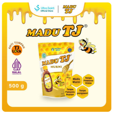 Madu TJ Murni Pouch 500 gr - Madu Kurma TJ / Madu Tresno Joyo Original