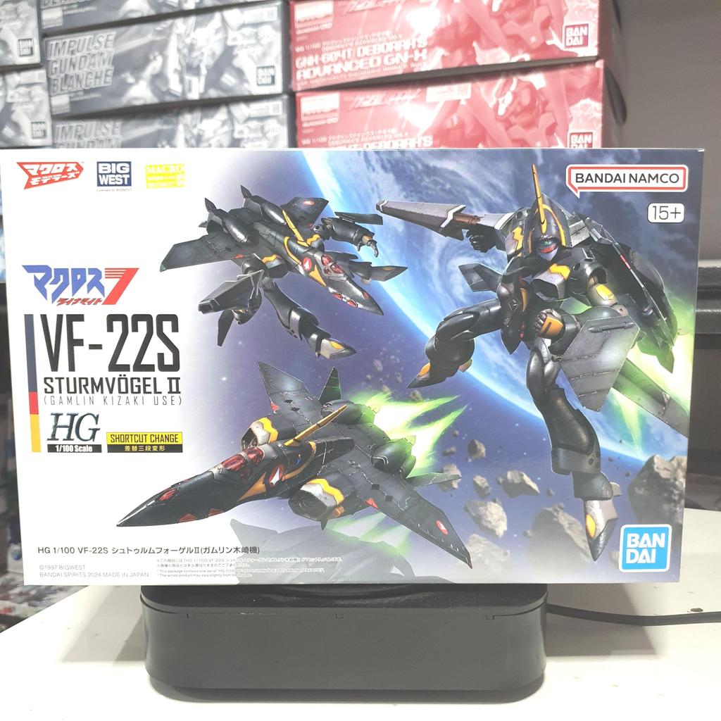HG VF 22S STURMVOGEL MACROSS GAMLIN KIZAKI USE PREMIUM BANDAI