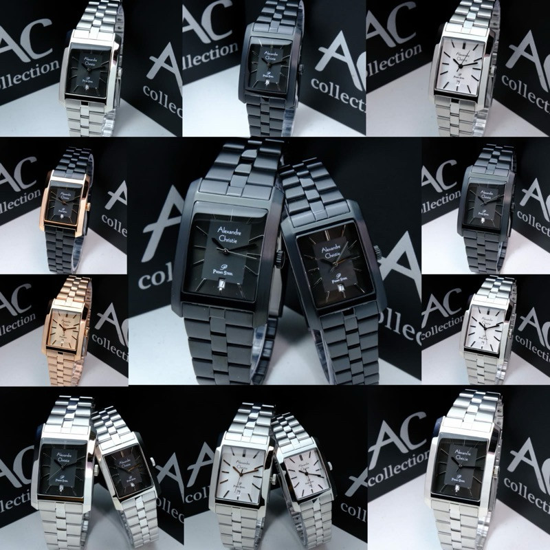 READY STOK JAM TANGAN COUPLE PRIA WANITA ALEXANDRE CHRISTIEAC1019 / AC 1019 / AC1028 / AC 1028 / AC1