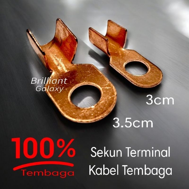 GLX3 * Terminal Sekun Aki Accu / Massa Ground Mobil - 100% Tembaga Asli - Harga Satuan Pcs