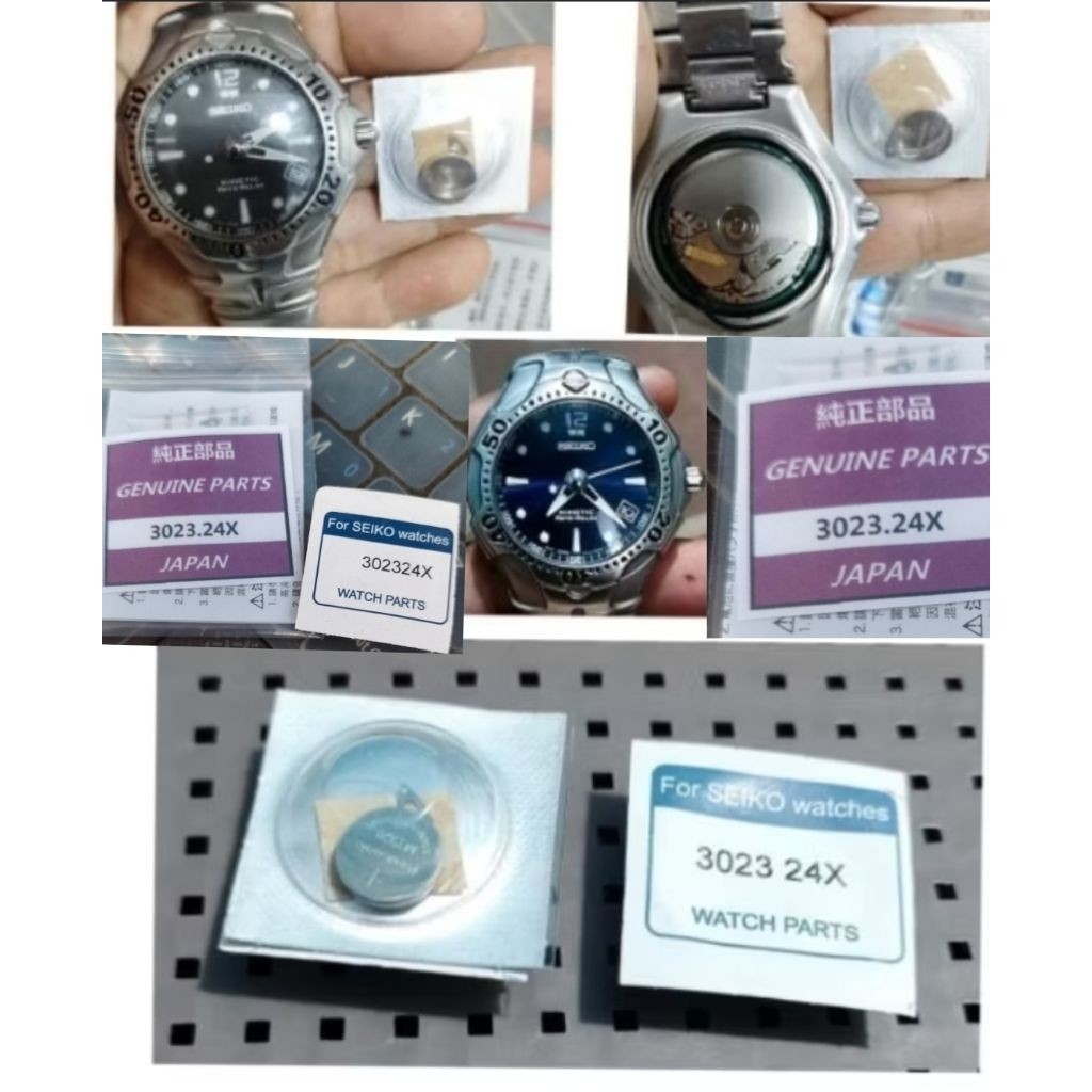 Baterai Jam Tangan Seiko Kinetik Autorelay Seiko Parts 3023 24X MT920 5J21 22 32 Original