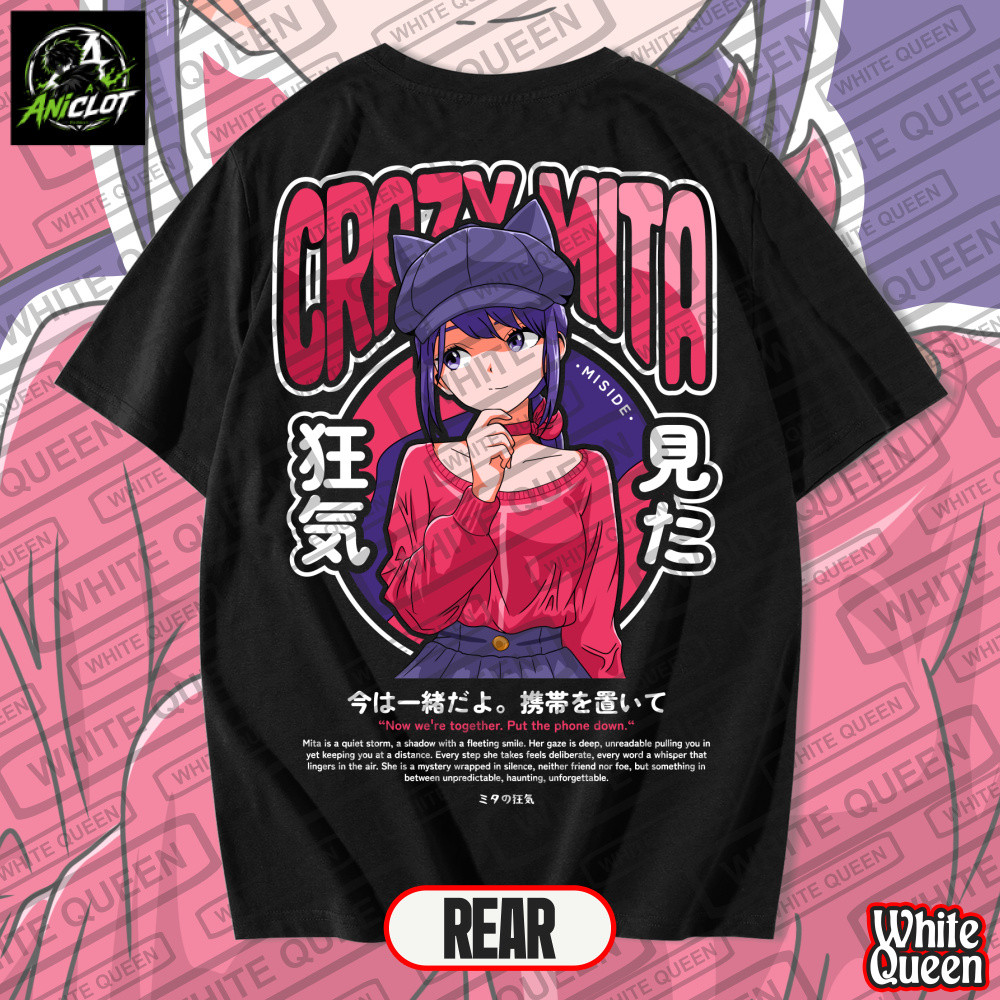 PROMO T-Shirt Anime Kaos Mita Miside - Kaos Distro Pria & Wanita Kaos Anime & Game Miside Mita