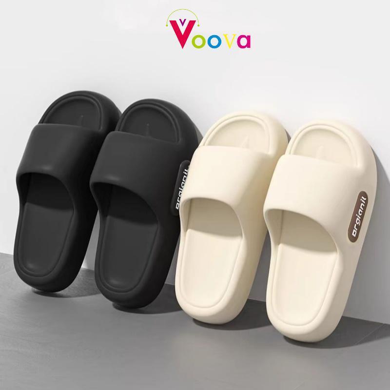 VOOVA Sandal Selop Wanita Karet Sol Lembut Bahan EVA Sandal Selop Pria Sandal Karet Wanita Empuk
