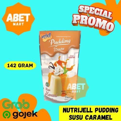 NUTRIJELL PUDDING SUSU CARAMEL 110Gr - 110 Gr Gram Puding Karamel Nutri Jell Nutrijel Bit Merah Pak 