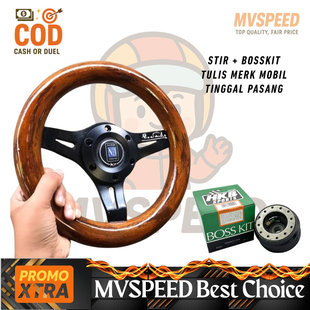 Setir Stir Classic Universal Semi celong Setir Truk Trek Steer Modif Stir kayu Variasi Komplit Boski