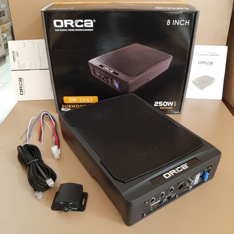 Subwoofer ORCA Kolong Jok Mobil Subwoofer Kolong Aktive ORCA 2668