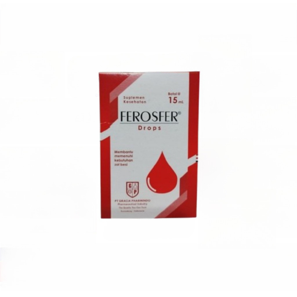 Ferosfer Drop 15ml - Suplement Zat Besi Untuk Anak