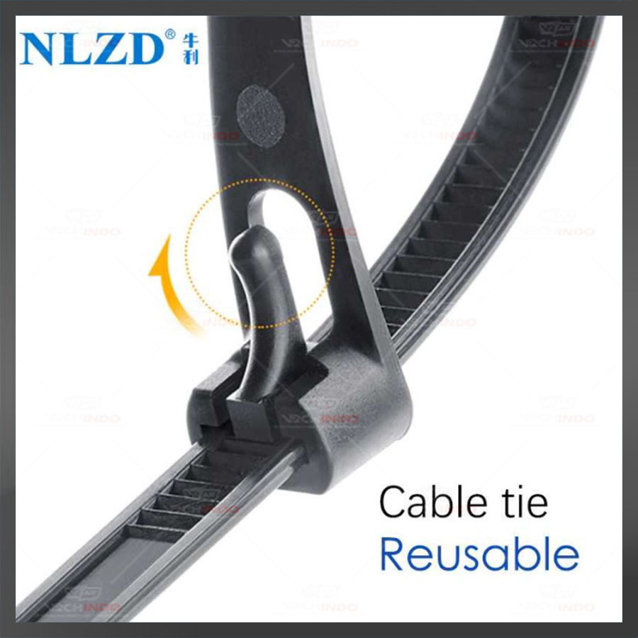 Ripet Kabel Tie Ties Zip Cable Organizer Reusable / Releasable 1 Pcs 