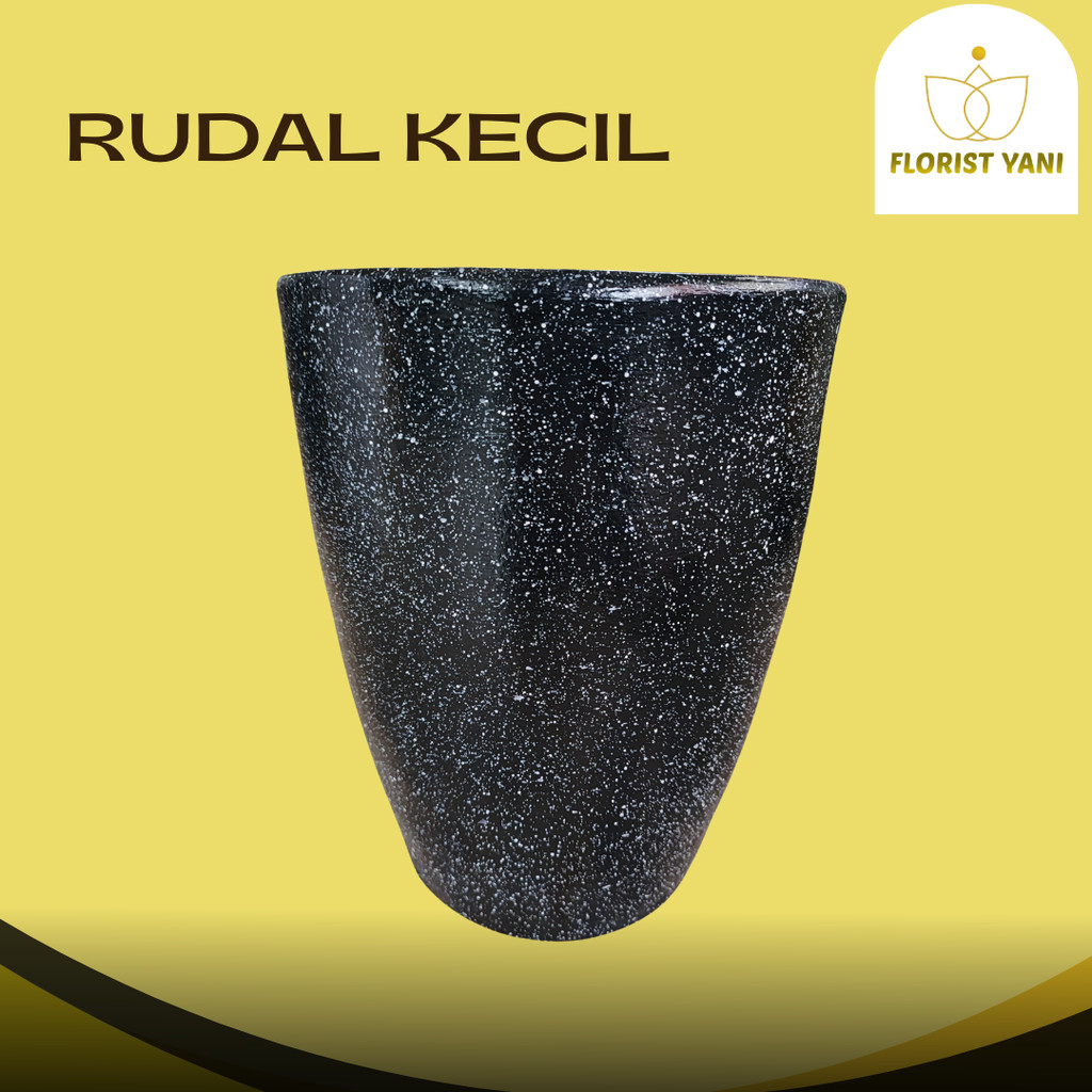 PELURU POT SEMEN  KECIL – POT TANAMAN BETON MOTIF GRANIT