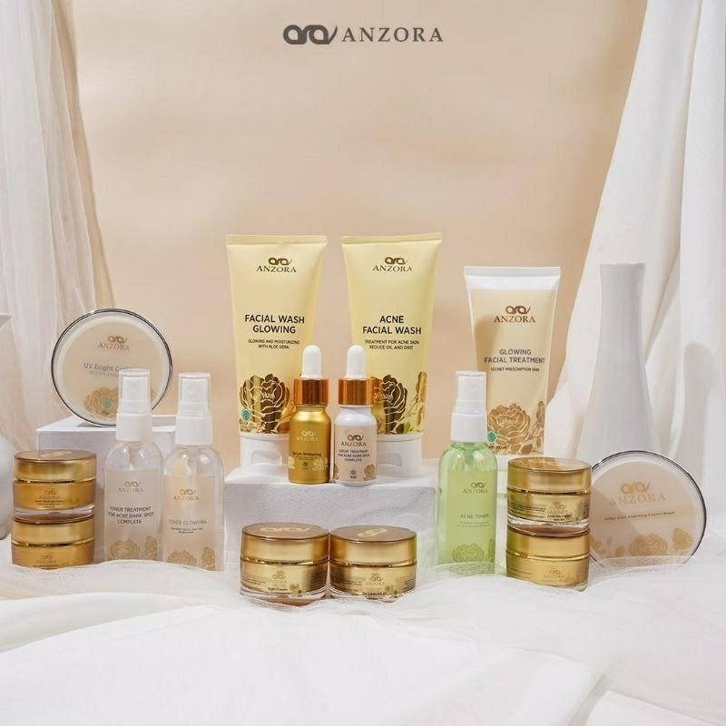 anzora skincare / anzora original / anzora glow / anzora acne / anzora paket acne / anzora paket glo