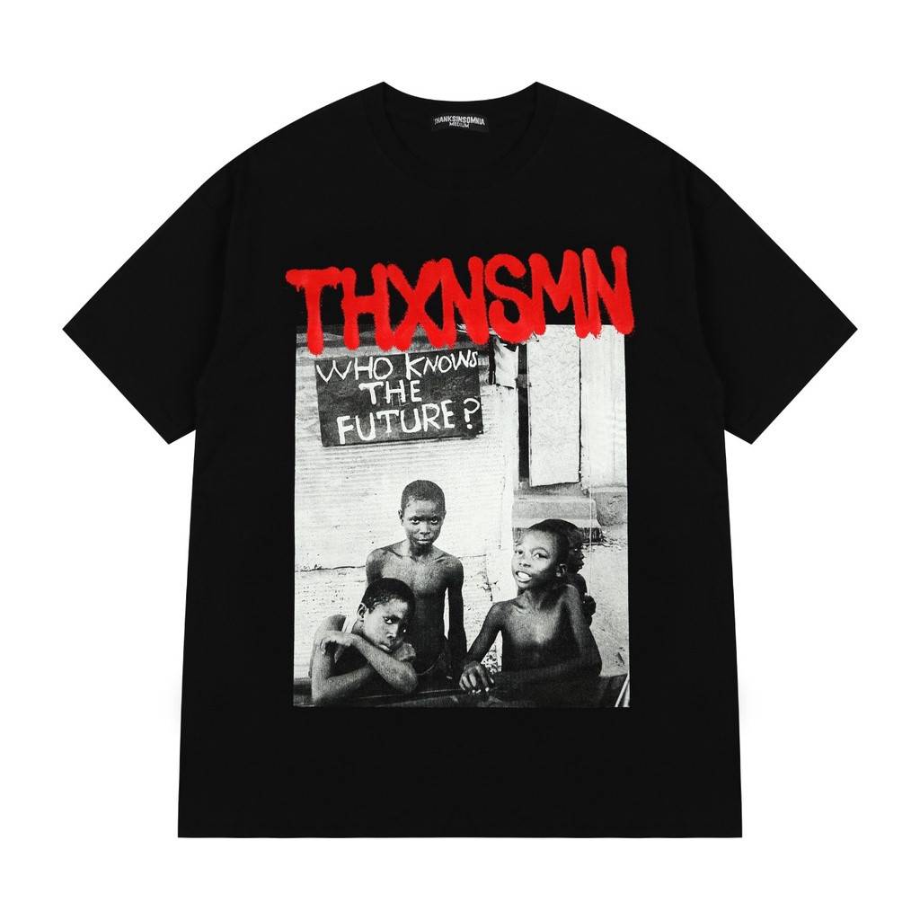 Tshirt Baju Kaos Distro Thxnsmn / Kaos Distro Pria Wanita