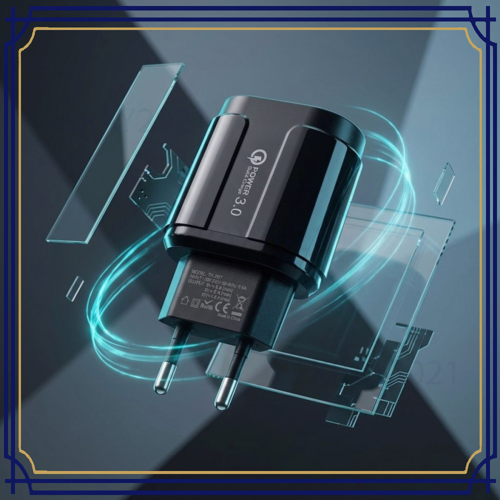 Charger USB 1 Port QC3.0 3A 18W EU Plug -CG950