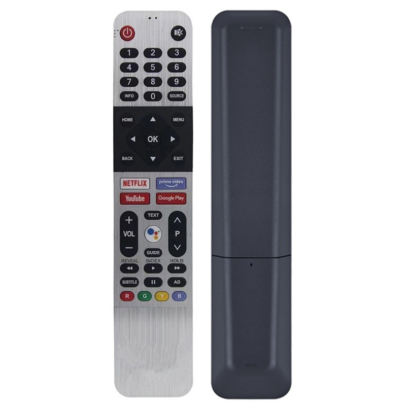 Remote Kompatibel dengan Skyworth Coocaa Android TV 43U20 539C 539C-268919-W100 UB75 XC9300 XC9000 U