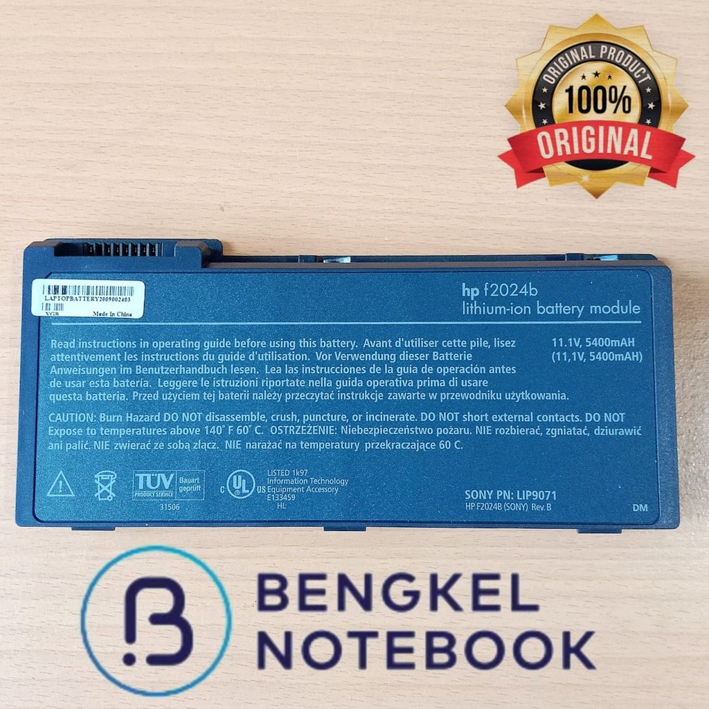 Baterai Laptop HP Omnibook XE3 Pavillion 5000 F2105A F2024A F2024B F2024 F2024-80001 F2024-80001A