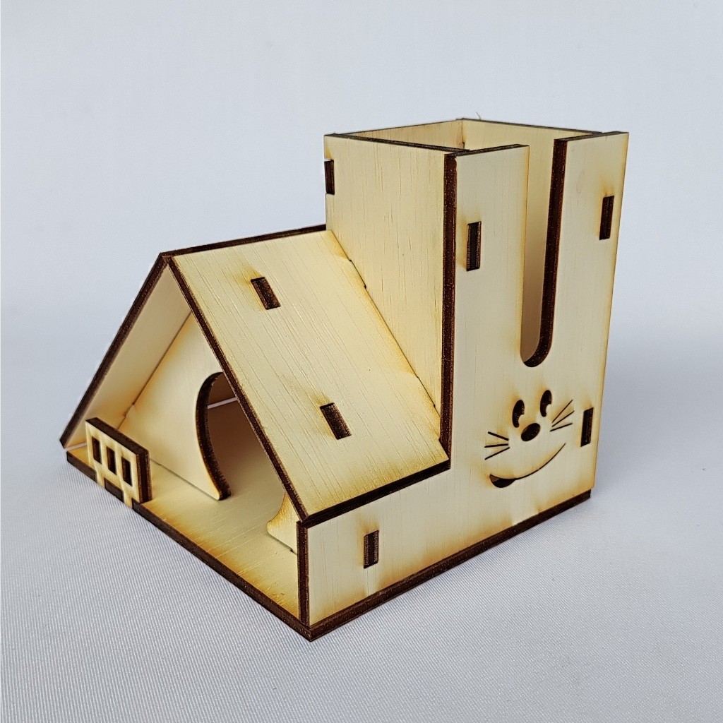 Rumah hamster atap minimalis kandang lucu
