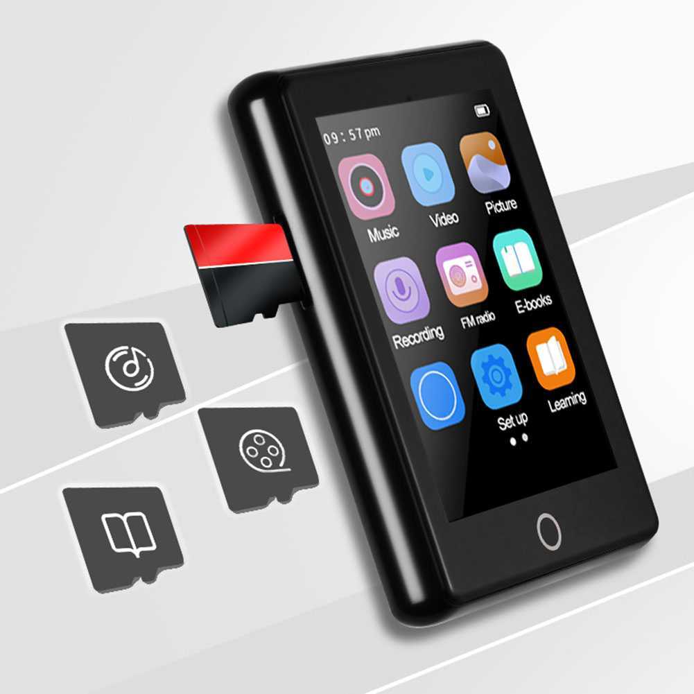 ALianDream MP3 Digital Audio Player Bluetooth 5.0 300mAh 2.5 Inch - M7 -THR
