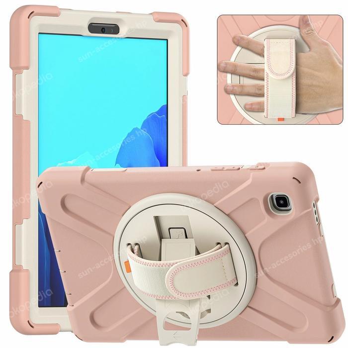 Case Rugged Armor Stand Samsung Galaxy Tab A7 lite T220/T225 - Merah