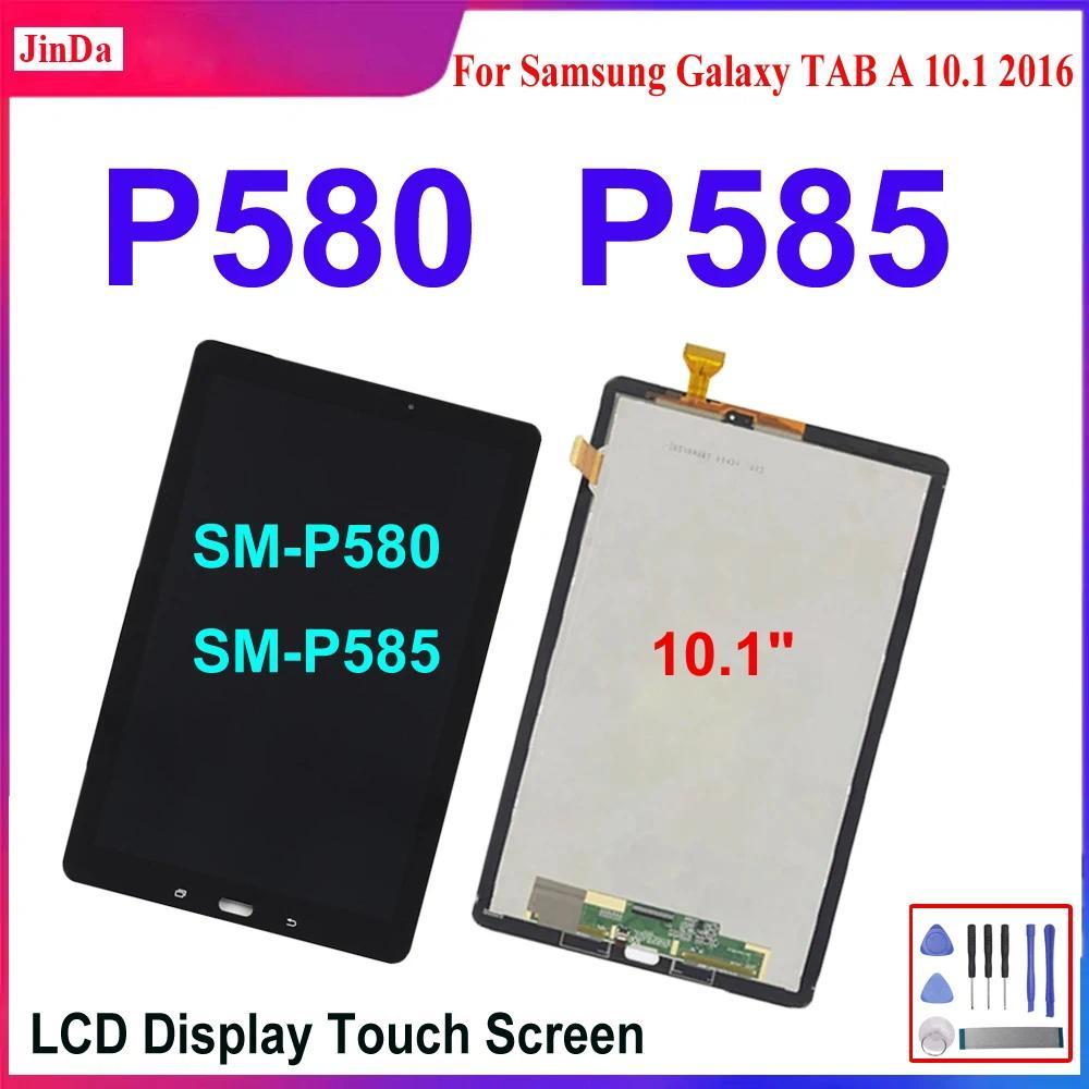 Tested 10.1" LCD For Samsung Galaxy TAB A 10.1 2016 SM-P580 SM-P585 P580 P585 LCD splay Tou Screen A